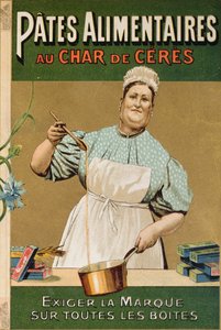 Au Char de Ceres makarnasının reklamı, c.1900 by French School