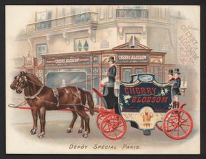 Cherry Blossom parfümü (chromolitho) için reklam by French School