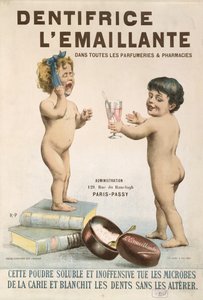 LEmaillante Diş macunu için reklam, 1892 by French School