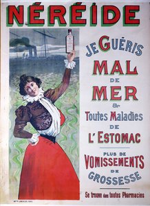 Deniz tutmasına karşı Nereide ilacı reklamı, c.1900 by French School