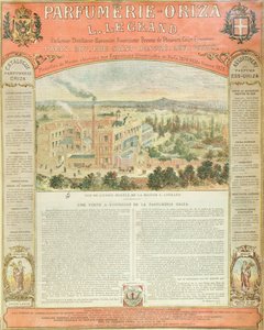 Parfumerie Oriza L. Legrand için Reklam, c.1884 by French School