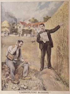 LAgriculture Moderne dergisinin reklamı, Le Petit Journal, 4 Nisan 1897 (renkli gravür)
