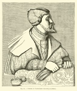 İmparator Charles V'nin kaymaktaşı kısma by French School
