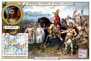 Vizigotların kralı Alaric 1er, 410