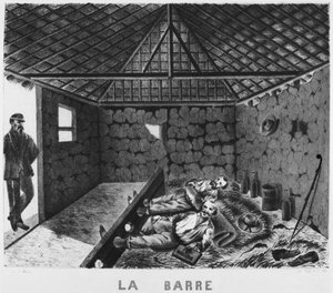 Pines Adası albümü, bar, sınır dışı edilenlerin cezalandırılması, 1878-79 by French School