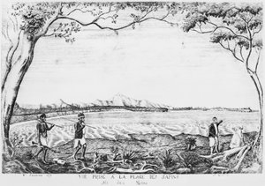 Isle of Pines albümü, Pines sahilinden görüntü, 1877 by French School