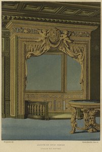 Alcove, Louvre Sarayı, Paris, 17. Yüzyıl by French School