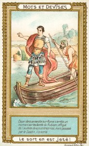 Alea iacta est (Kalıp dökülür) (chromolitho) by French School