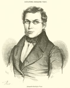 Alexandre-Rodolphe Vinet (gravür) by French School