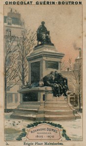 Alexandre Dumas, Romancı, 1803-1870, Erigee Place Malesherbes by French School