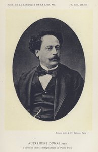 Alexandre Dumas fils (lito) by French School
