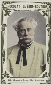 Alexandre Dumas fils, edebiyatçı (renkli fotoğraf) by French School