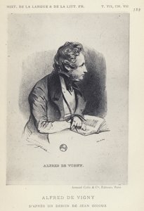 Alfred De Vigny (taş) by French School