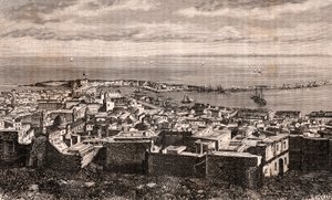 Cezayir - Cezayir - Cezayir - VA Malt-Brown'ın “La France illustree: coğrafya, tarih, yönetim istatistikleri” adlı gravürü. 1884 by French School