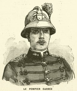 Alphonse Garbez, Fransız itfaiyeci (gravür) by French School