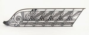 Delion tarafından tasarlanan Art Deco merdiven korkuluğu, c.1920