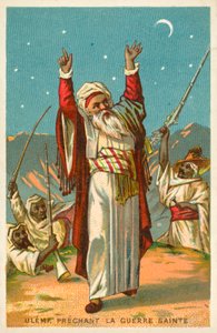Cihad (chromolitho) vaaz eden bir ulema by French School