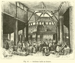Eski tereyağı pazarı by French School