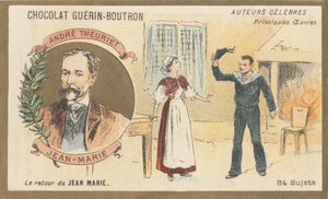 André Theuriet (1833-1907), Fransız şair, romancı ve oyun yazarı, “Jean-Marie”nin yazarı, drama (1872) by French School