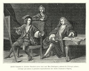 Andre Campra ve Antoine Danchet, arkadaşları Bon Boulogne ile birlikte, Europe galante