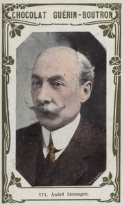 Andre Messager (renkli fotoğraf) by French School