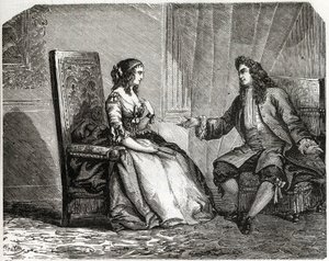 Anne Ninon”” (veya Ninon de Lenclos veya Ninon de Lanclos) by French School