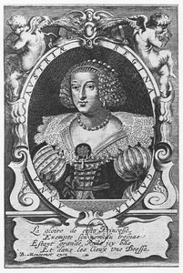 Avusturyalı Anne (gravür) by French School