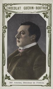 Antoine, lOdeon Direktörü (renkli fotoğraf) by French School