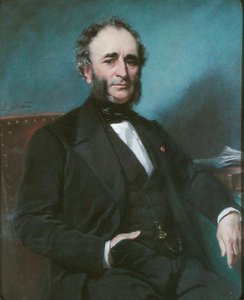 Antoine Jobert de Lamballe (1799-1867) (tuval üzerine yağlı boya) by French School