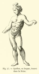 Apollo, bronz, Seine Nehri