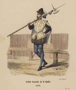 Muhafız İskoç Okçusu by French School