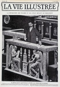 Aristide Briand, 07/04/1905 tarihli “La Vie Illustrée””de Meclis Tribünü