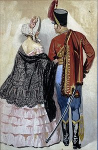 Kol kola (kağıt üzerinde wc) by French School