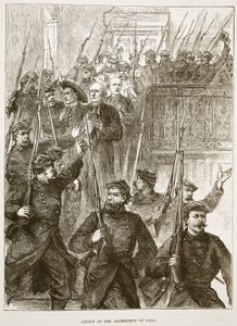 Paris Başpiskoposunun tutuklanması, Mart 1871, Cassells'in Fransa ve Almanya arasındaki Savaşın Tarihinden bir örnek, 1870-1871 by French School
