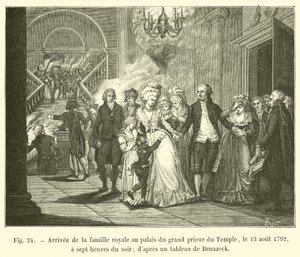 Kraliyet ailesinin 13 Ağustos 1792
