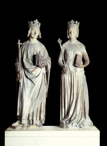 Sanat Fransa: Bilge Charles (1338-1380) ve Fransa Kraliçesi Jeanne de Bourbon (1337-1378) olarak bilinen Fransa Kralı Charles V