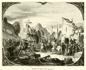 Artaxerxes en Judee (gravür) by French School
