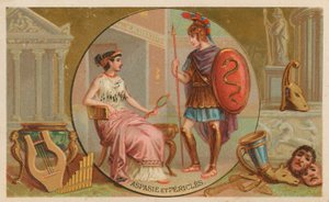 Aspasia ve Perikles by French School