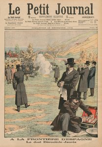 İspanya sınırında, Paul Deroulede ve Jean Jaures arasındaki düello, Le Petit Journal