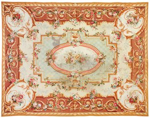 Aubusson halısı, 19. yüzyılın son çeyreği by French School