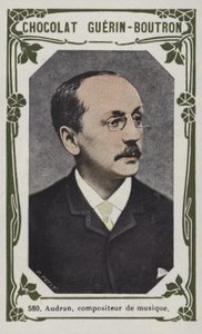 Audran, müzik bestecisi (renkli fotoğraf) by French School