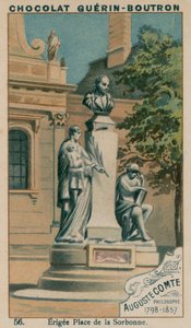 Auguste Comte, Filozof, 1798-1857, Erigee Place de la Sorbonne by French School