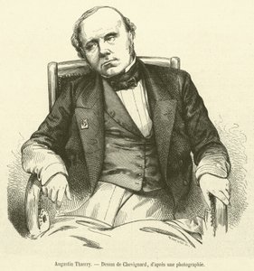Augustin Thierry (gravür) by French School