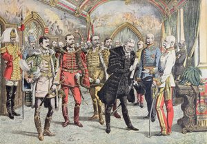 Avusturya-Macaristan Krizi - İmparator Franz Josef tarafından Macar kodamanlarının resepsiyonu, Le Petit Journal