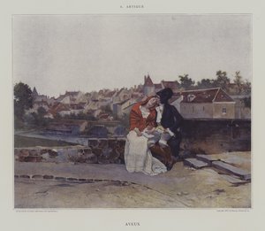 İtiraflar (renkli taş) by French School