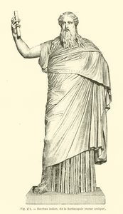Sardanapalus olarak bilinen Hint Bacchus (gravür) by French School