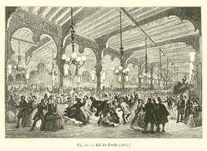 Bal du Prado, 1855 by French School