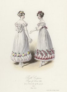 Balo kostümleri, Louis XVIII saltanatı by French School