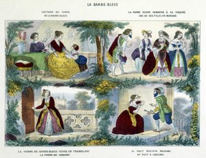 Barbe-Bleue - Perrault, ed. Haguenthal by French School