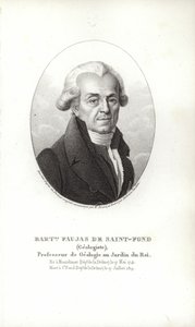 Barthelemy Faujas de Saint-Fond by French School